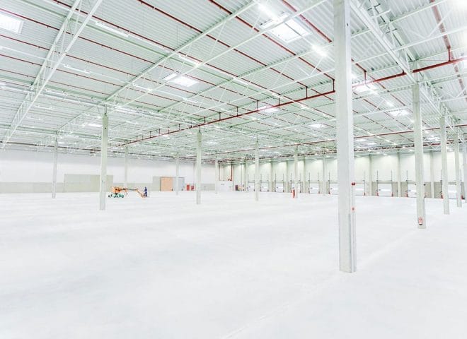 Shared Logistics Center Westfalenhütte Lagerhalle
