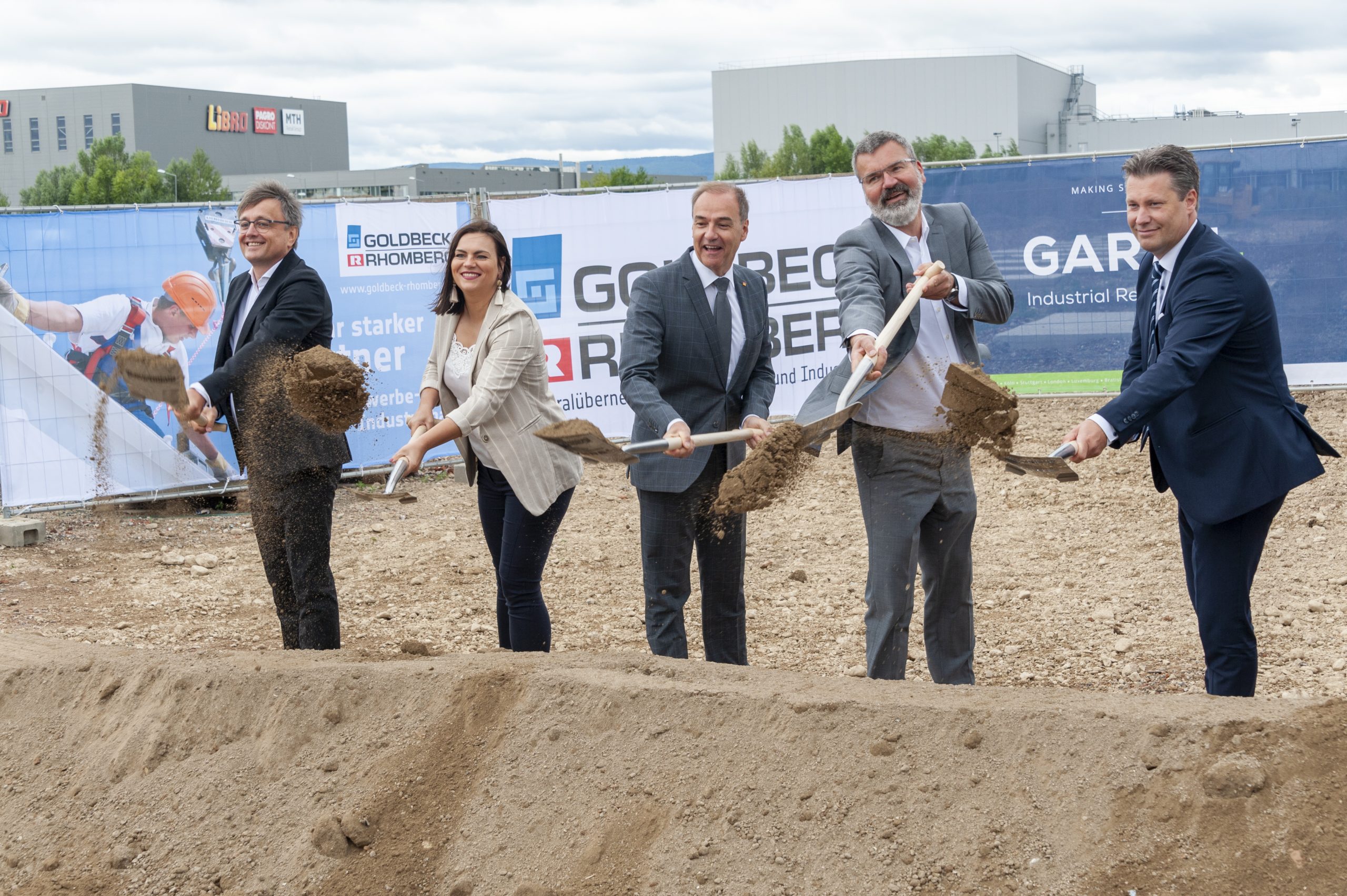Symbolischer Spatenstich für Logistikimmobilie bei Wien GARBE Industrial Real Estate